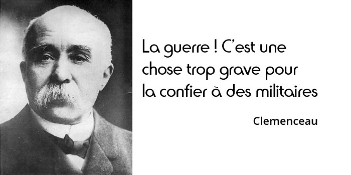 Clemenceau citation militaire Clemenceau citation militaire