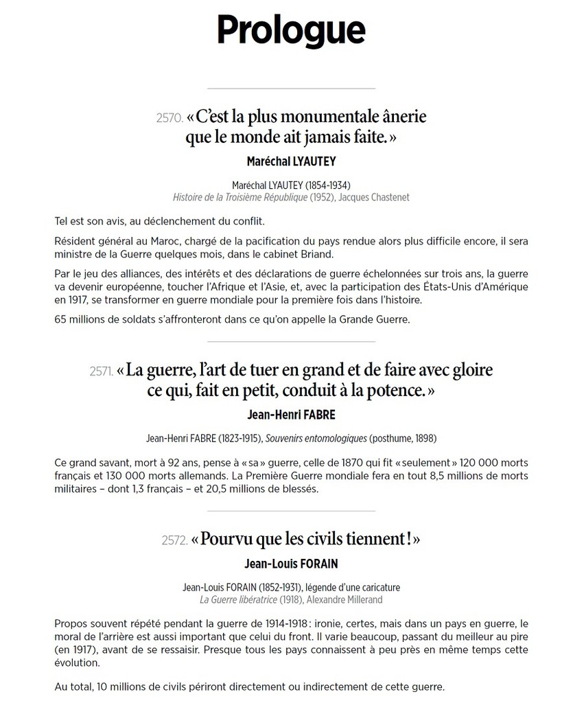 Grande guerre citations Grande guerre citations