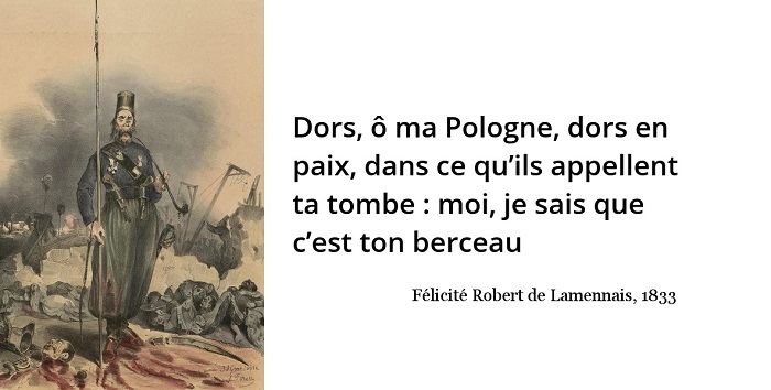 Lamennais citation pologne Lamennais citation pologne