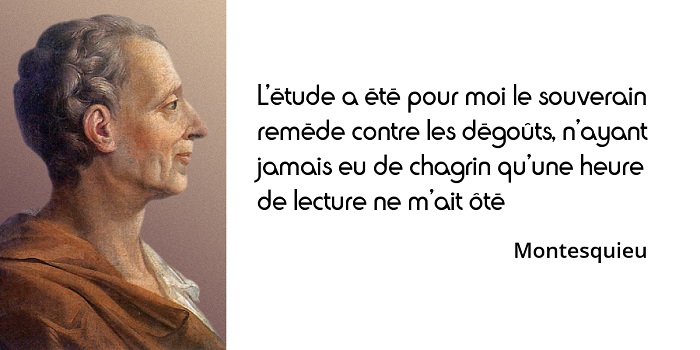 Montesquieu lecture Citation Montesquieu