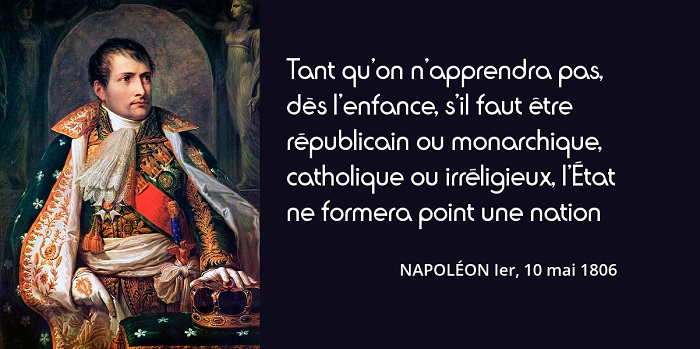 Napoléon Ier citation Napoléon Ier éducation