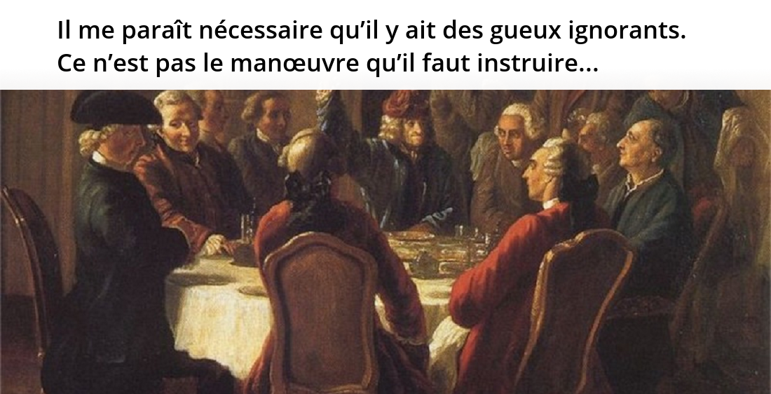 Voltaire Les Francais Ne Sont Pas Faits Pour La Liberte L Histoire En Citations