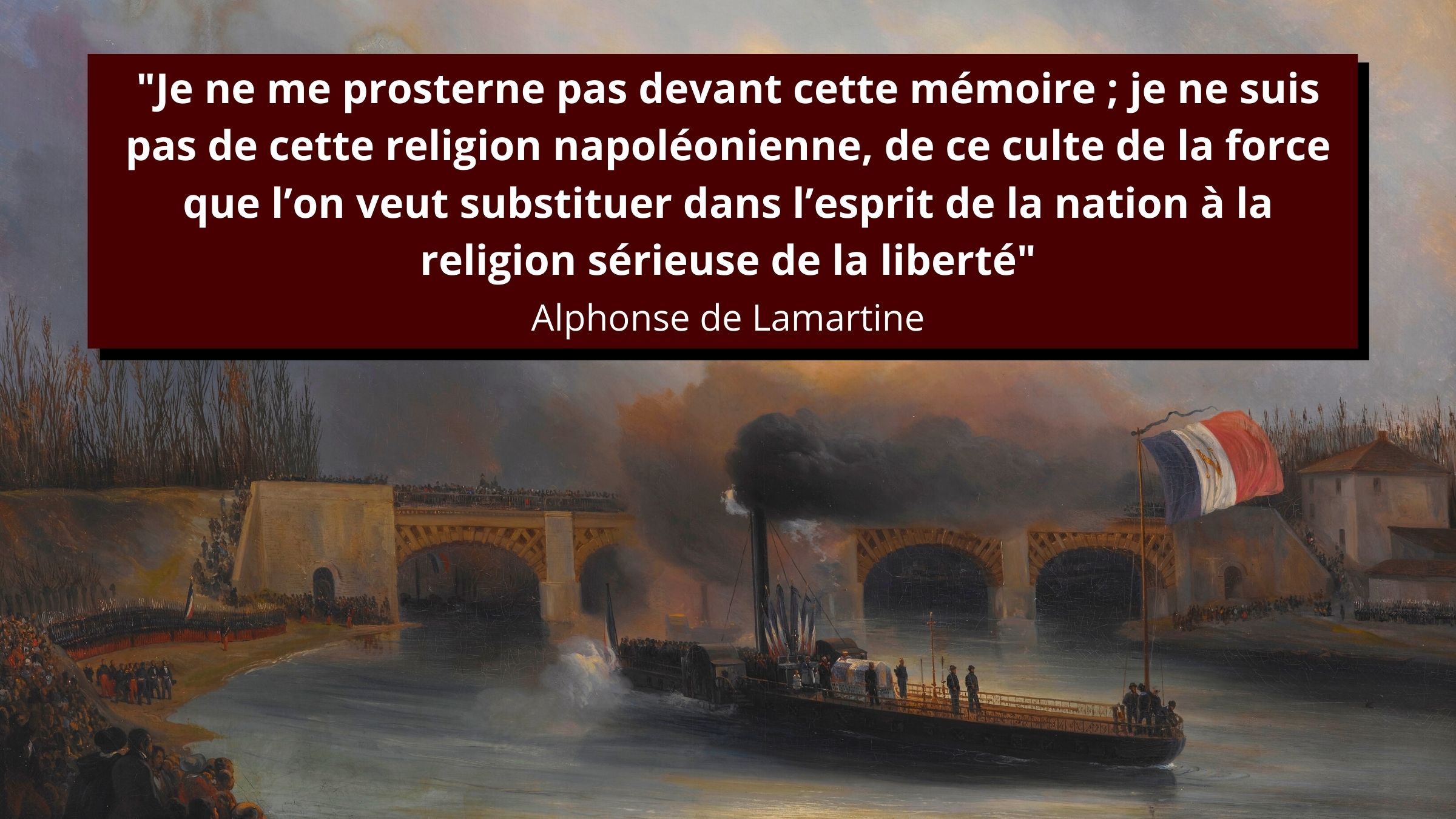 Lamartine Je Ne Suis Pas De Cette Religion Napoleonienne L Histoire En Citations