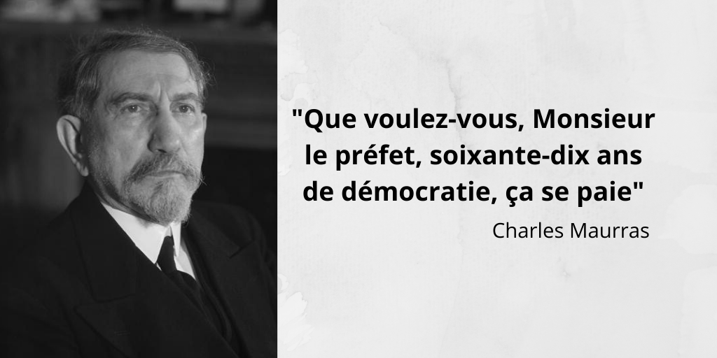 Maurras Si Vous Avez Resolu D Etre Patriote Vous Serez Obligatoirement Royaliste La Raison Le Veut L Histoire En Citations