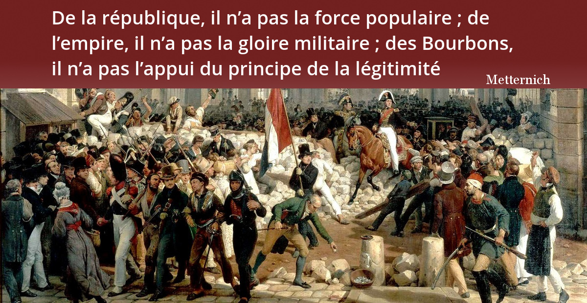 Metternich Le Trone De 10 Est Quelque Chose D Hybride L Histoire Se Chargera D En Montrer La Faiblesse L Histoire En Citations