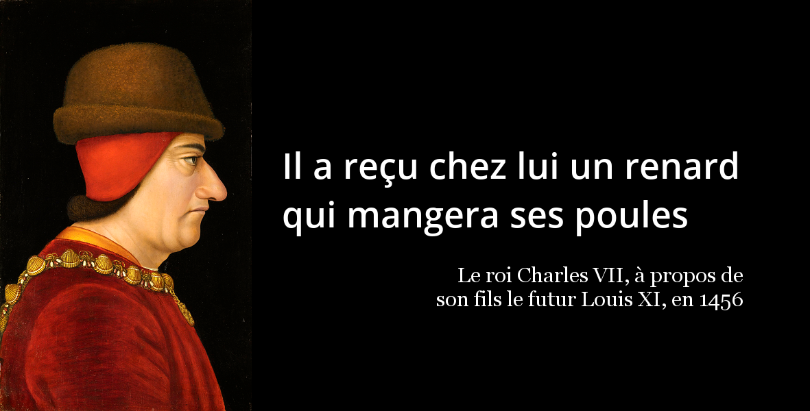 Charles Vii Il A Recu Chez Lui Un Renard Qui Mangera Ses Poules L Histoire En Citations