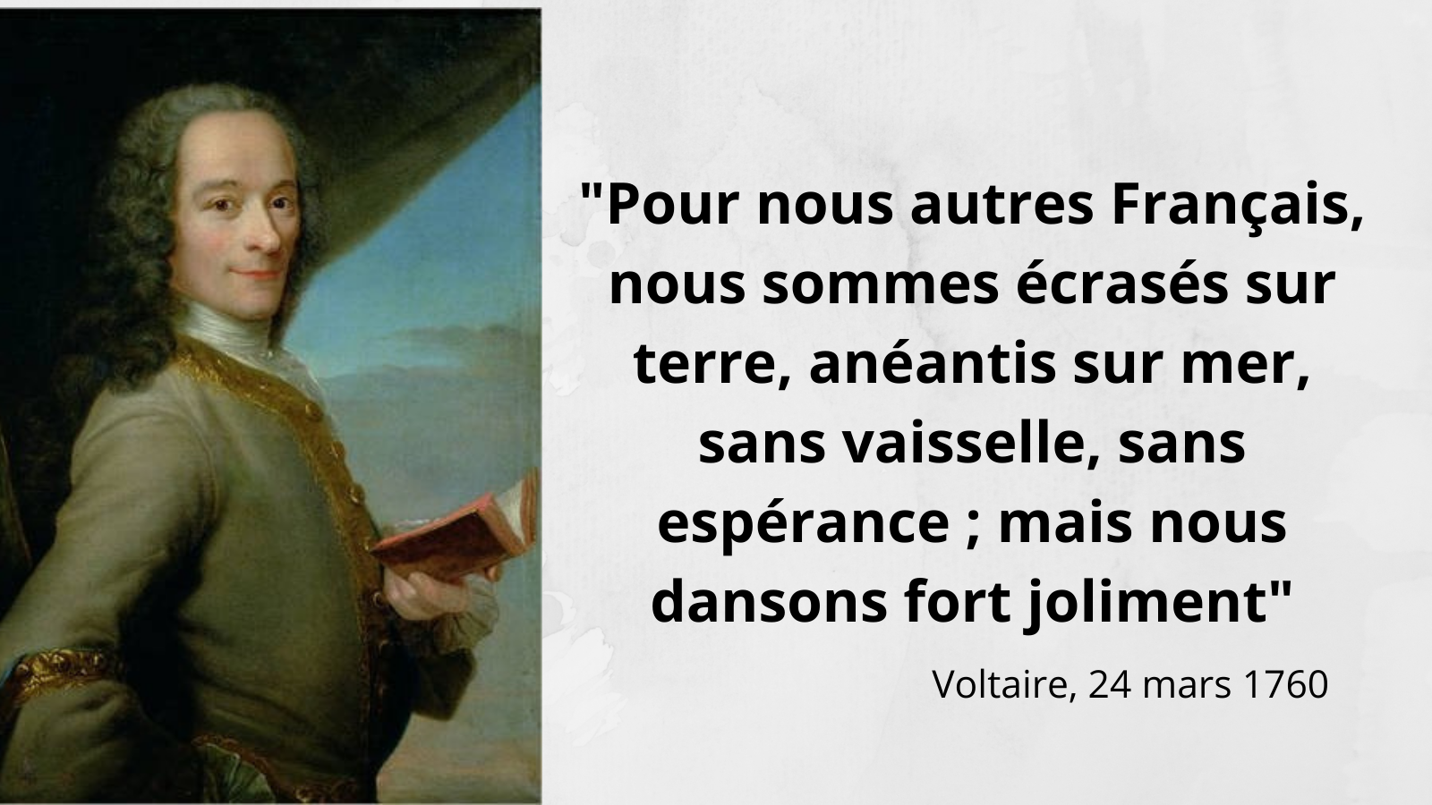 Voltaire Voici Le Temps De L Aimable Regence Temps Fortune Marque Par La Licence L Histoire En Citations