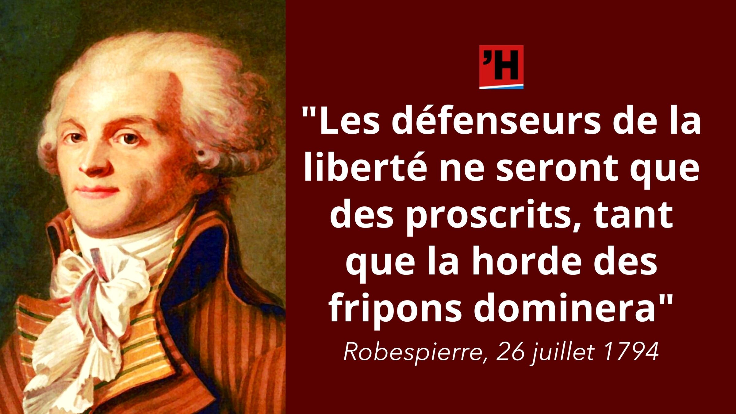 Mallet Du Pan On Crut Que Robespierre Allait Fermer L Abime De La Revolution L Histoire En Citations