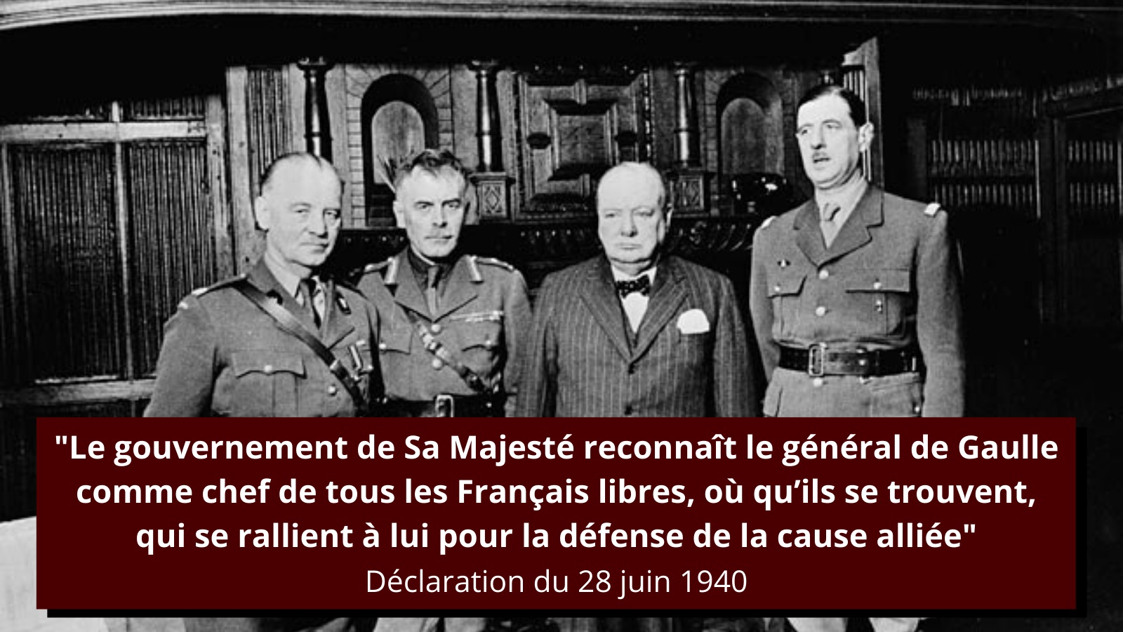 Churchill : « Le Gouvernement De Sa Majesté Reconnaît Le Général De ...