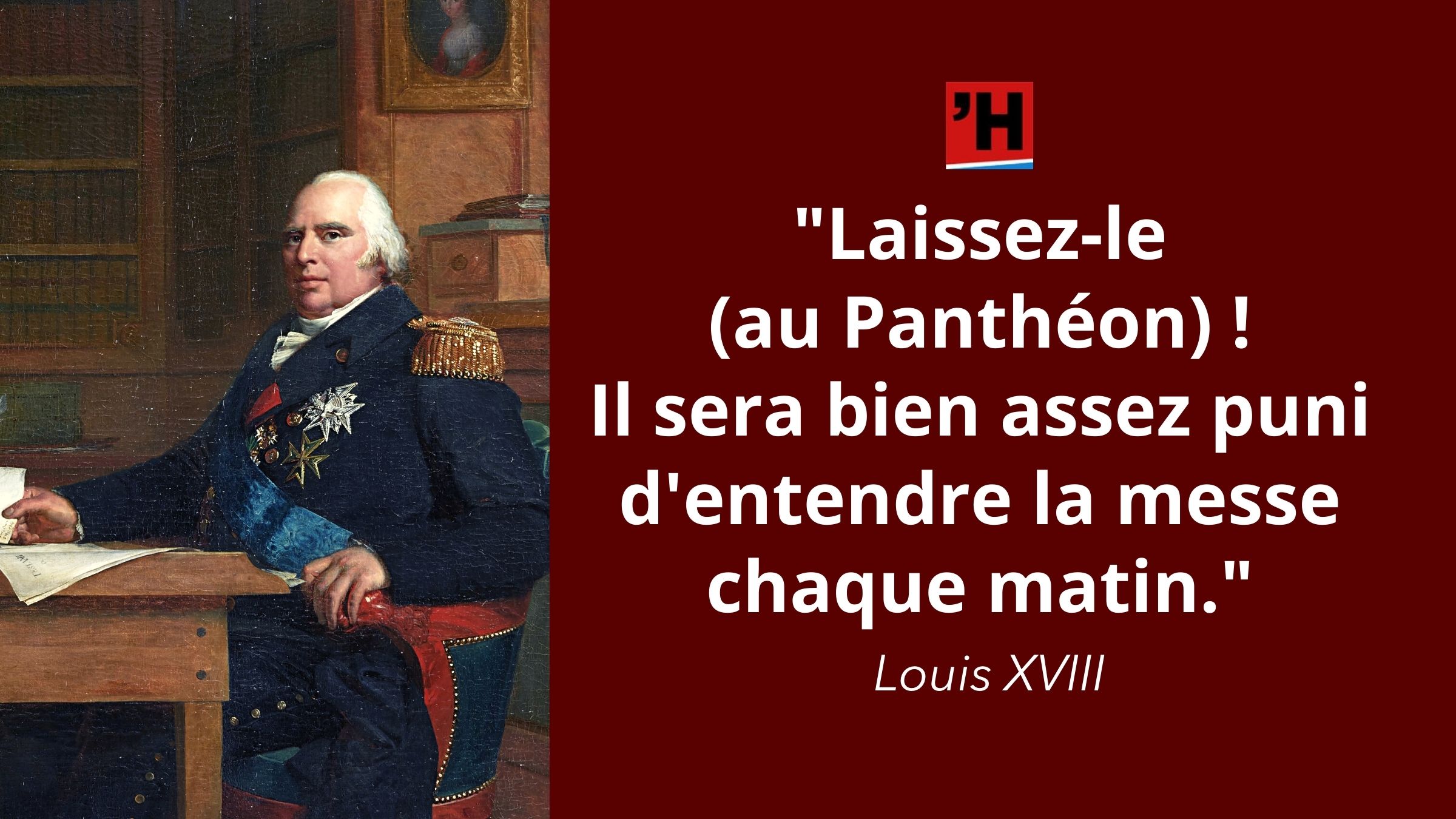 Au Pantheon Les Elu E S De La Patrie Reconnaissante 2 Empire Et Restauration L Histoire En Citations